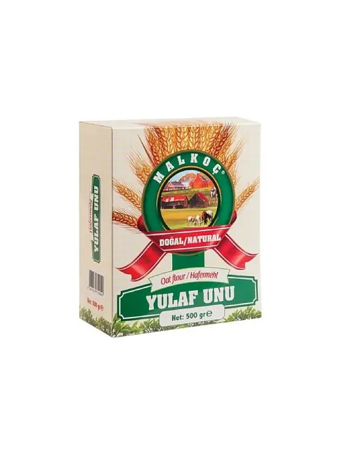 Malkoç Yulaf Unu 500 Gr Pk 12'li
