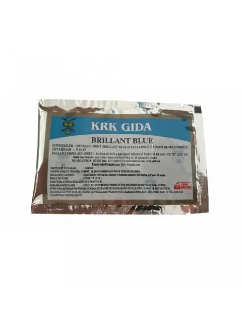 Krk Gıda Boyası Mavi(brıllant Blue)e133
