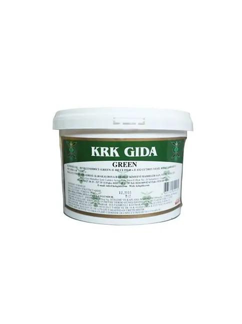 Dökme Gıda Boyası Açık Yeşil E102+e132