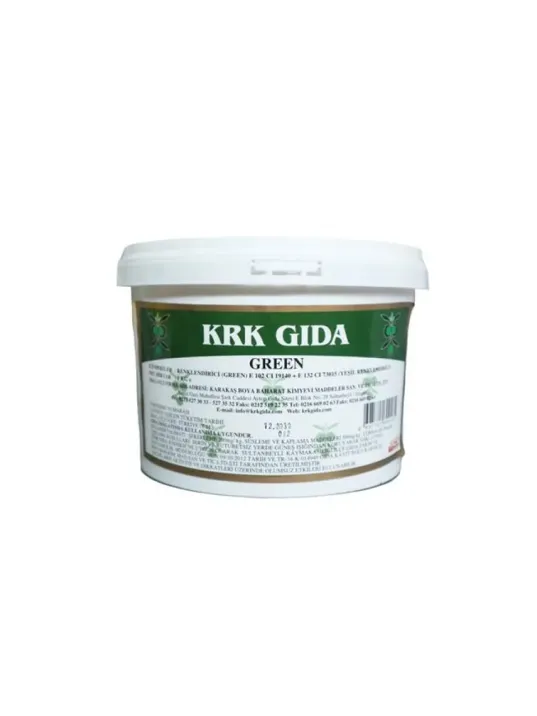 Dökme Gıda Boyası Açık Yeşil E102+e132