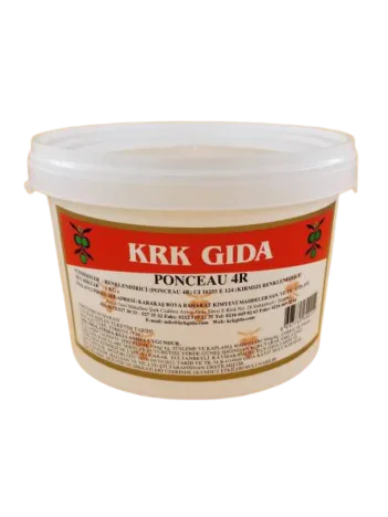 Dökme Gıda Boyası Kırmızı Ponceau 4r