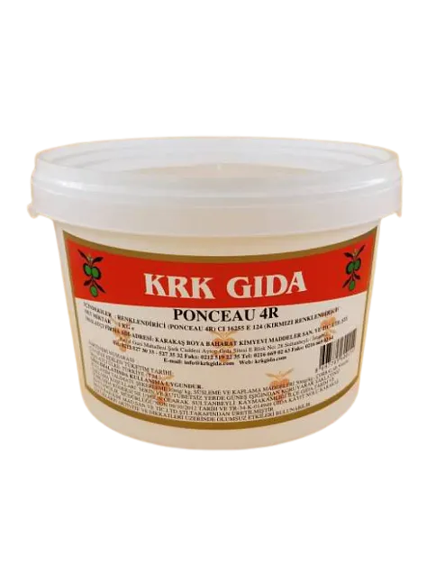 Dökme Gıda Boyası Kırmızı Ponceau 4r