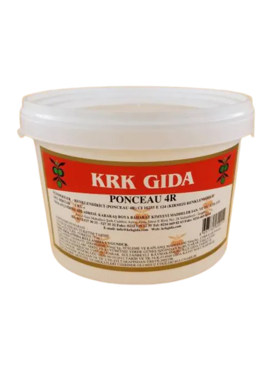 Dökme Gıda Boyası Kırmızı Ponceau 4r