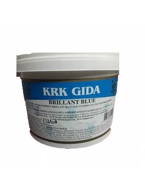 Dökme Gıda Boyası Mavi E133 Brillant Blue