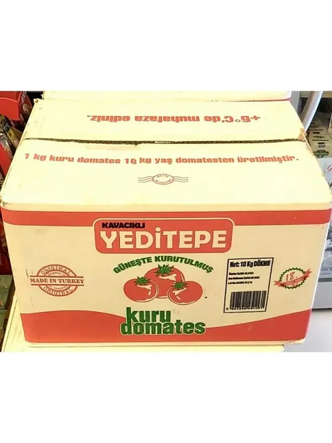 Yeditepe Domates Kurusu 10 Kg Koli Nakliyesiz