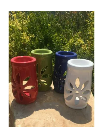 Seramik Buhurdanlık Alacalı Tombul