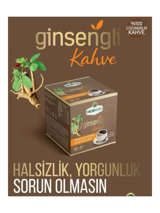 Mesir-i Şifa Ginsengli Bitkisel Karışımlı Kahve 75 Gr Mesir-i Şifa Ginsengli Bitkisel Karışımlı Kahve 75 Gr