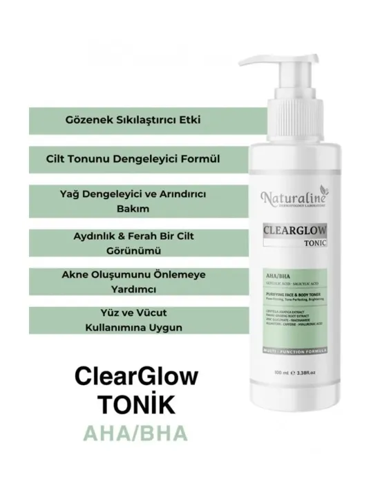 Naturaline Clearglow Yüz&vücud Toniği 100 Ml