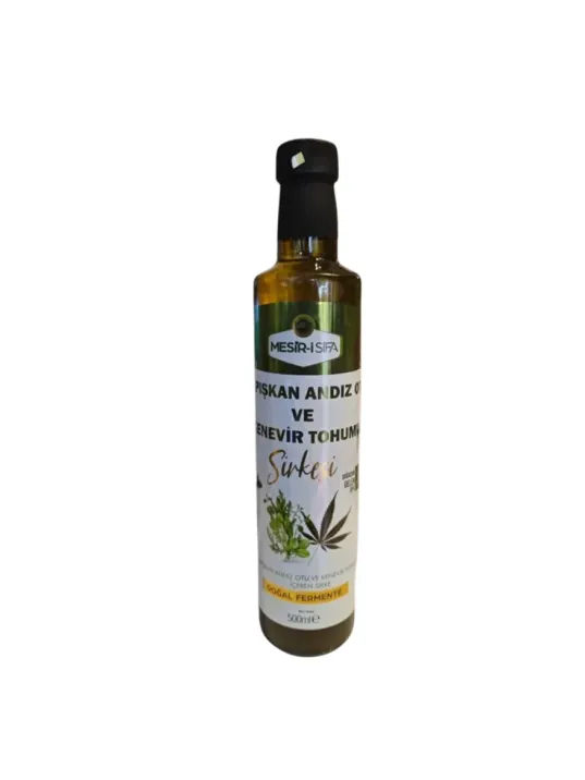Mesir-i Şifa Yapışkan Andız-kenevir Tohumu Karışımli Sirke 500 Ml