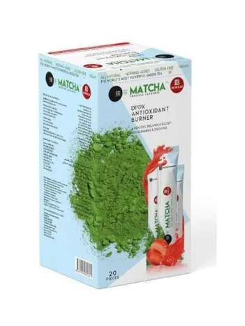 Çilekli Matcha Detox Çayı 20 Li Şase Çilekli Matcha Detox Çayı 20 Li Şase