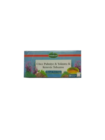 Mindivan Cüce Palmiye Yakıotu Kereviz Tohumu Çayı 30 Lu Süzen Poşet