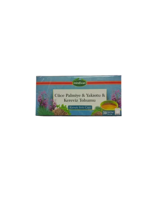 Mindivan Cüce Palmiye Yakıotu Kereviz Tohumu Çayı 30 Lu Süzen Poşet