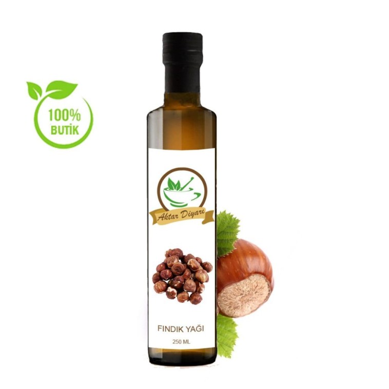 Fındık Yağı 250 Ml Butik üretim 100 Saf Aktar Diyarı