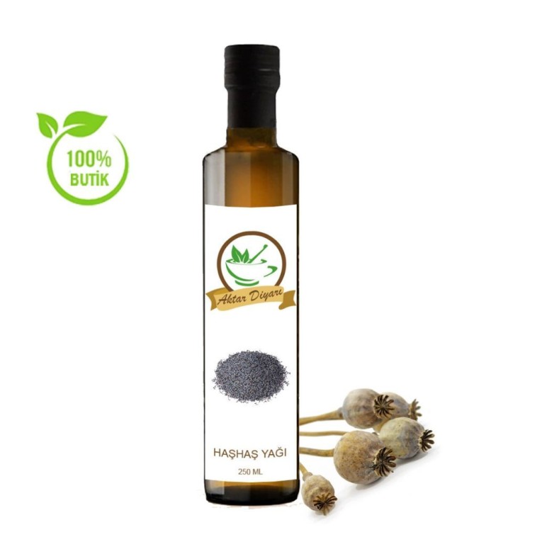 Haşhaş Yağı 250 Ml Butik üretim 100 Saf Haşhaş Yağı 250 Ml Butik üretim 100 Saf