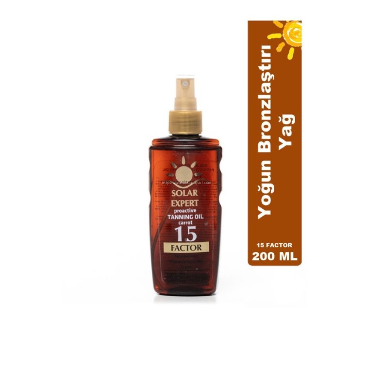 Bronzlaştırıcı Yağ 15 Factor 200 Ml