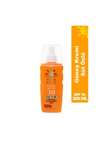 Güneş Kremi Spf 30 Factor 200 Ml