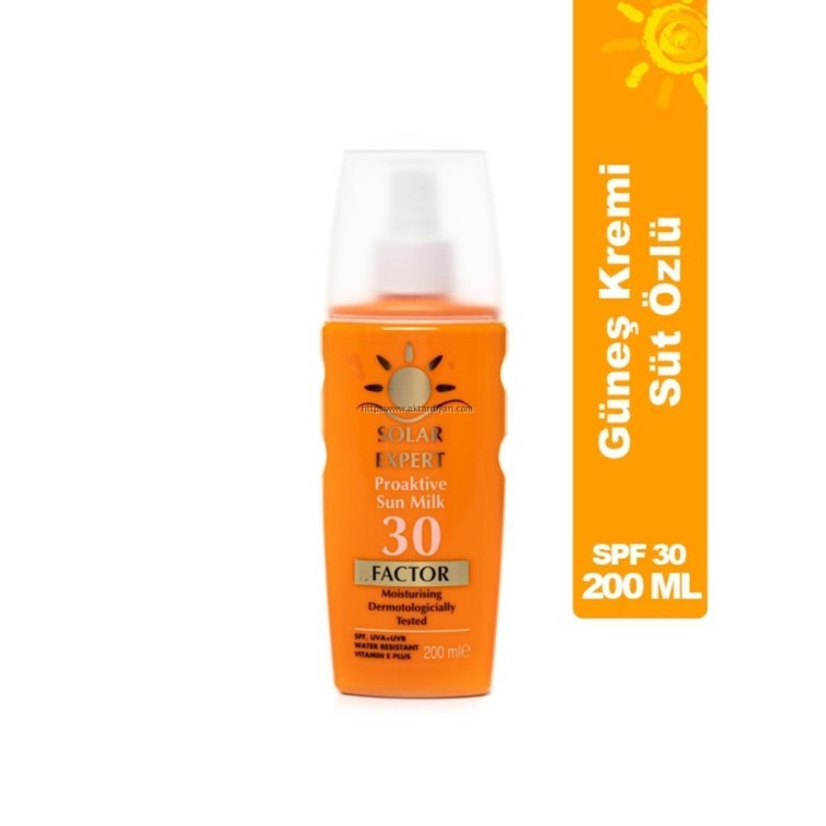 Güneş Kremi Spf 30 Factor 200 ml