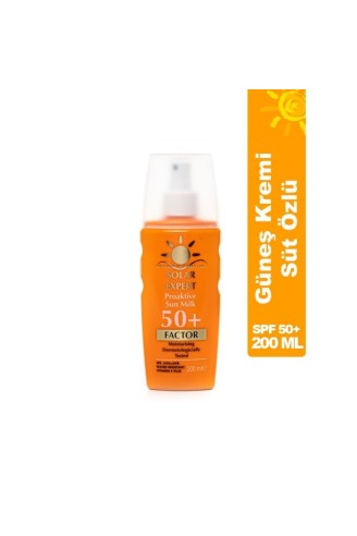 Güneş Kremi Spf 50+ Factor 200 Ml