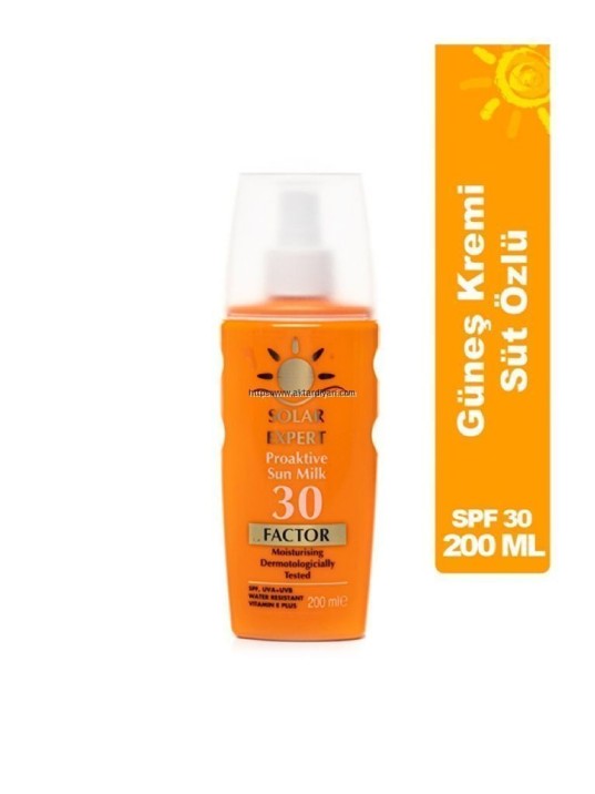 Solar Expert Güneş Kremi Spf 30 Factor 200 Ml