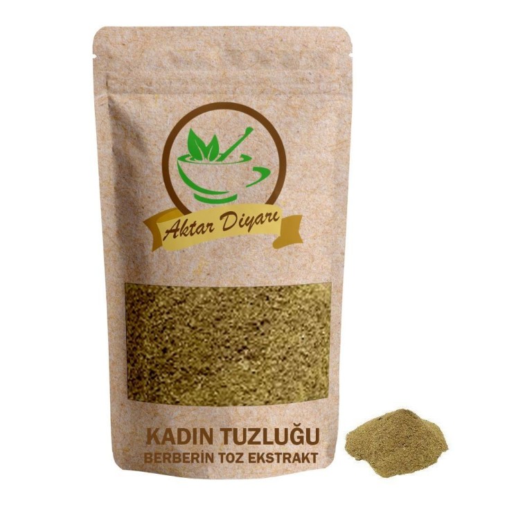 Kadın Tuzluğu Berberin Toz Ekstrakt 100 gr Kadın Tuzluğu Berberin Toz Ekstrakt 100 gr