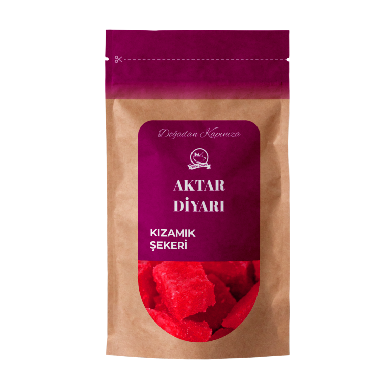 Kızamık şekeri Kırmızı 1 Kg