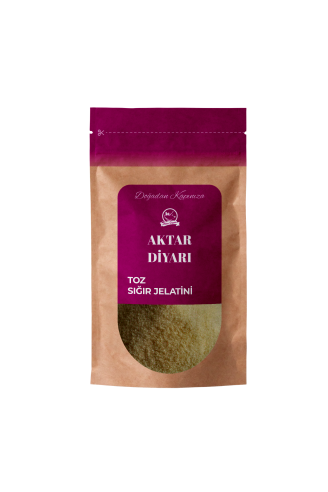 Toz Sığır Jelatin   100 Saf Sığr Domuz Içermez 100 Gr