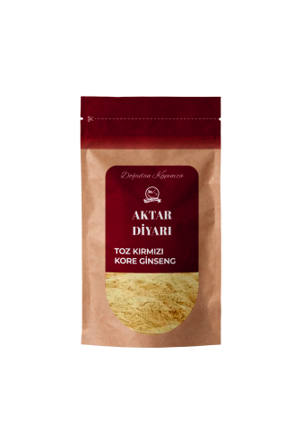 Kore Kırmızı Ginseng Toz Panax 100 Gr  100 Saf