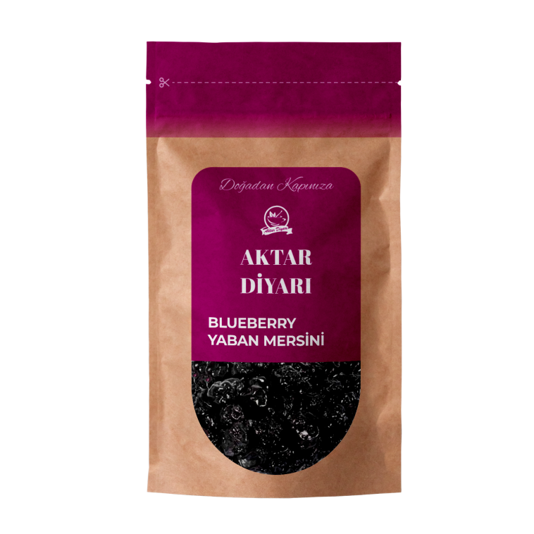 Blueberry Ithal Siyah Yaban Mersini 500 Gr Aktar Diyarı