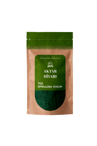 Spirulina Toz Yosun  100 Saf 10 Gr