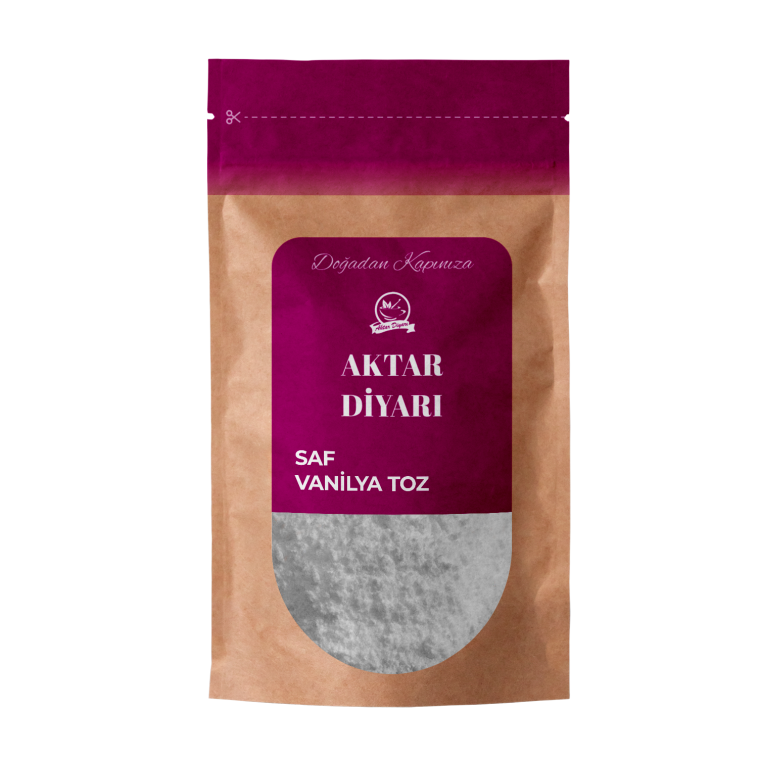 Vanilya Toz Saf şekersiz 250 Gr Aktar Diyarı