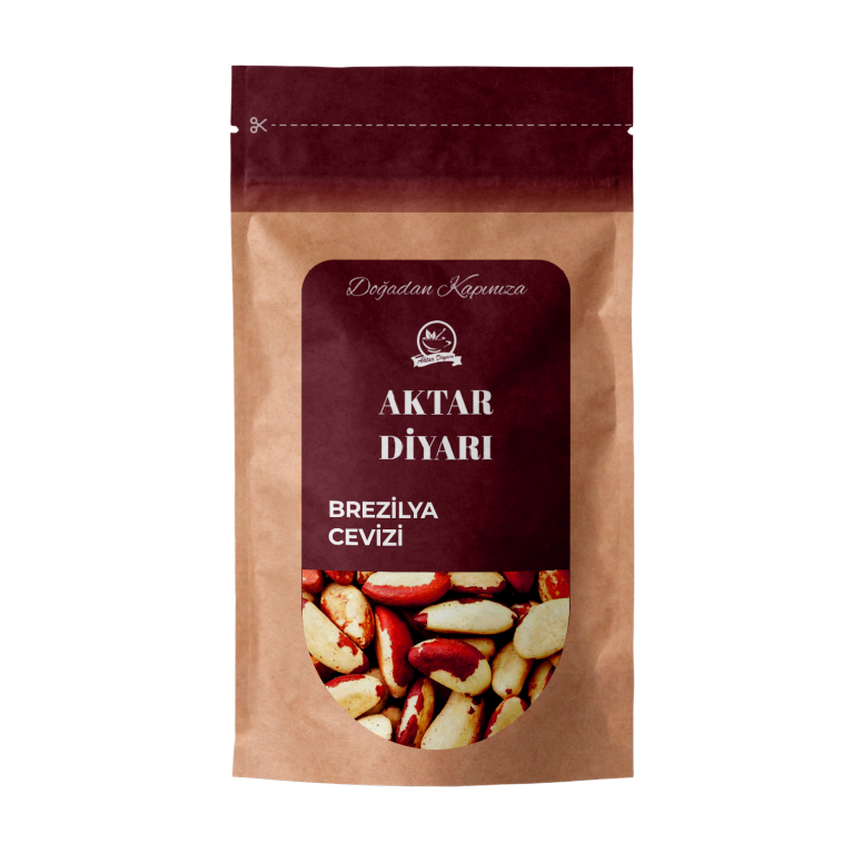 Brazil Nuts Brezilya çiğ Cevizi 50 Gr Aktar Diyarı