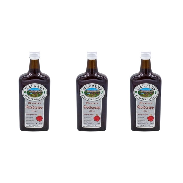 Maurers Krautergarten İsveç Şurubu İksiri 500 ML x 3 Maurers Krautergarten İsveç Şurubu İksiri 500 ML x 3