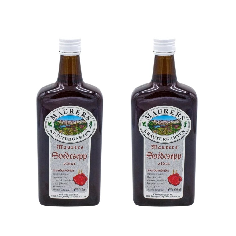 Maurers Krautergarten İsveç Şurubu İksiri 500 ML x 2 Adet Maurers Krautergarten İsveç Şurubu İksiri 500 ML x 2 Adet