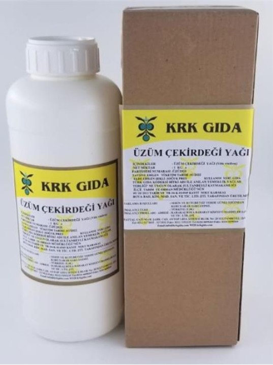 Krk üzüm çekirdeği Yağı 1 Lt Krk üzüm çekirdeği Yağı 1 Lt
