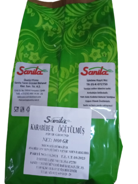 Sanita Karabiber öğütülmüş