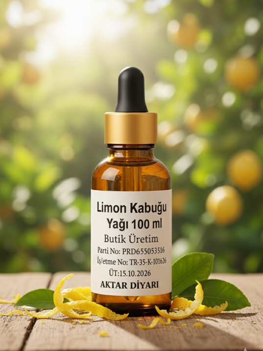Limon Kabuğu Yağı 100 Ml Limon Kabuğu Yağı 100 Ml