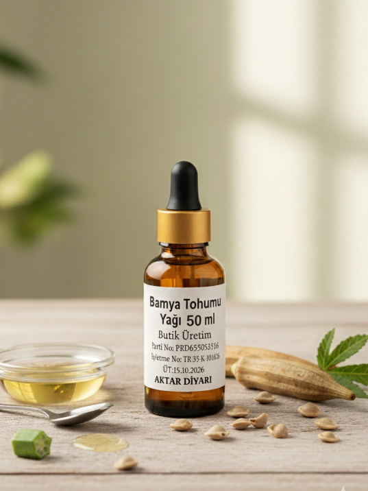 Bamya Tohumu Yağı 50 Ml Bamya Tohumu Yağı 50 Ml