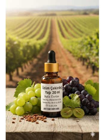 üzüm çekirdeği Yağı 20 Ml üzüm çekirdeği Yağı 20 Ml