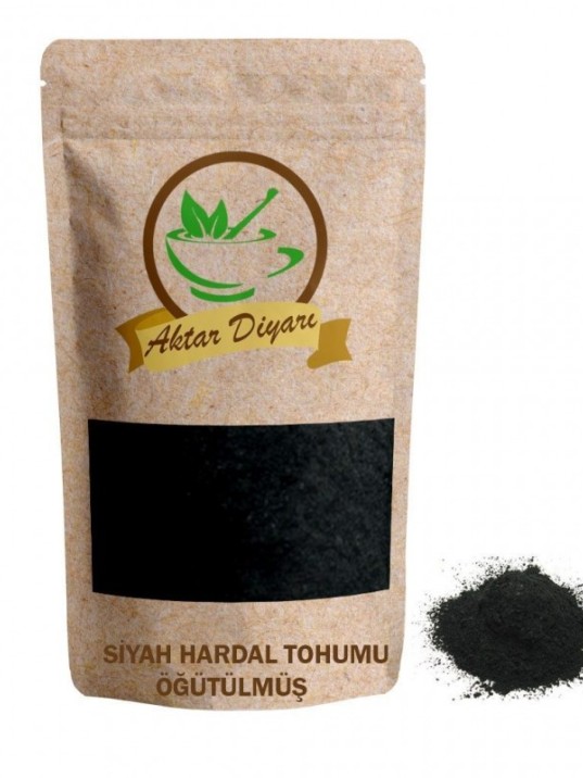 Hardal Tohumu Siyah öğütülmüş 500gr Hardal Tohumu Siyah öğütülmüş 500gr