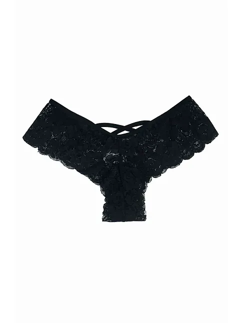Kadın Siyah Dantelli Seksi Külot – Modern Ve Şık Tasarım