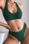 Kadın Yeşil Seamless Tanga Sütyen Takım – Modern, Konforlu Ve Günlük Kombinlere Uygun