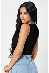 Kadın Siyah Kare Yaka Crop Top Bluz – Şık, Rahat Ve Kolay Kombinlenebilir