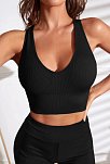 Kadın Siyah Derin Göğüs Dekolteli Şık Crop Top Bluz – Şık, Rahat Ve Kolay Kombinlenebilir