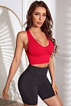 Kadın Kırmızı Derin Göğüs Dekolteli Şık Crop Top Bluz – Şık, Rahat Ve Kolay Kombinlenebilir
