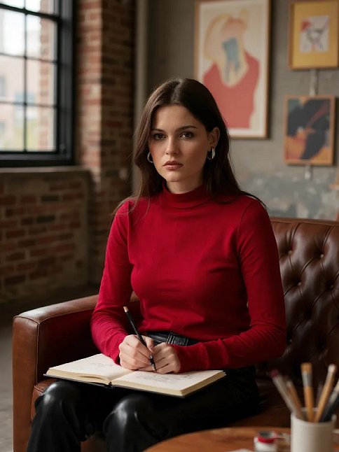 Kadın Bordo Parmak Detaylı Esnek Uzun Kollu Body
