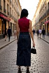 Kadın Bordo Kolsuz Balıkçı Yaka Basic Bluz