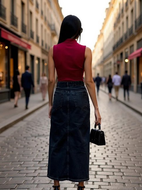 Kadın Bordo Kolsuz Balıkçı Yaka Basic Bluz