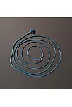 Snake Yılan Model Mavi Erkek Çelik Kolye Zincir Yuvarlak Model