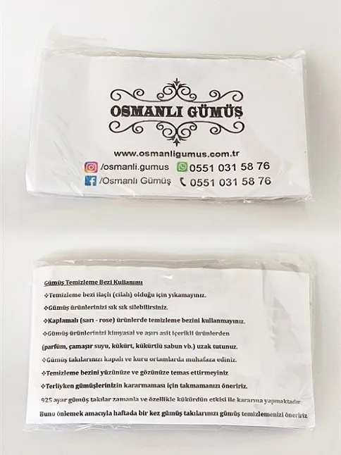 Gümüş Parlatma Temizleme Seti Gümüş Temizleme Suyu + Gümüş Parlatıcı Bez