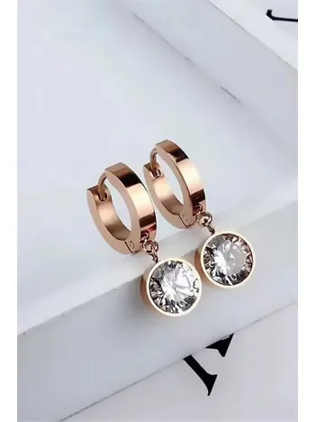 Mercet Kararmayan Kadın Çelik Küpe